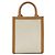 Cabas Céline Borsa Tote Celine Mini Vertical in tela di cotone e pelle di vitello Marrone Beige - vista 2
