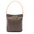Borsa a tracolla Louis Vuitton Looping GM Monogram Marrone