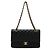 Borsa a tracolla Chanel Matelasse 25 in agnello Nero