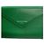 Portafoglio lungo in pelle Paper Balenciaga Verde - vista 2