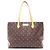Borsa Tote Louis Vuitton Wilshire MM Monogram Marrone