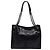 Niki Borsa Tote Saint Laurent Crinkled Matelasse Medium Monogram Nikki in pelle nera Nero