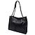 Niki Borsa Tote Saint Laurent Crinkled Matelasse Medium Monogram Nikki in pelle nera Nero - vista 2