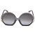 Gafas de sol redondas Chloé Vera Seashell en acetato gris