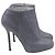 Sergio Rossi Stiefeletten aus grauem Leder