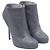 Sergio Rossi Stiefeletten aus grauem Leder - Ansicht 3
