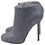Sergio Rossi Stiefeletten aus grauem Leder - Ansicht 5