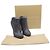 Sergio Rossi Stiefeletten aus grauem Leder - Ansicht 7