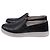Sneakers slip-on Prada Sport in pelle nera Nero - vista 5