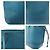 Borsa Tote Louis Vuitton Neverfull Epi Blu - vista 5