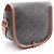 Triomphe Céline CELINE Folco Medium PVC Coated Canvas Leather Shoulder Bag Black - view 2