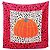 Sciarpa in seta Louis Vuitton Yayoi Kusama Carre 90 Pumpkin Rosa
