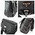 Borsa a tracolla Prada in nylon e pelle Tessuto con logo triangolo Nero - vista 5