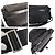 Borsa a tracolla Prada in nylon e pelle Tessuto con logo triangolo Nero - vista 6