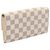 Louis Vuitton Portefeuille Sarah Damier Azur Long Wallet Weiß - Ansicht 2