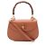 Borsa a mano 2way in pelle Gucci Bamboo Marrone