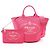 Borsa Tote 2way in tela CANAPA Prada Rosa