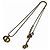 Collana Christian Dior D'oro Metallico - vista 3