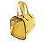 Borsa a tracolla Valextra Babila in pelle di vitello morbida Giallo - vista 2
