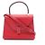 Mini Iside Valextra Borsa a tracolla 2way in pelle Rosso