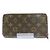 Portafoglio Zippy Monogram Louis Vuitton Marrone
