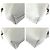 Bolso Vanity Bag Swarovski de PVC blanco - vista 3