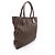 Borsa Tote in tela Zucca e pelle Fendi Marrone - vista 2