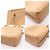 Borsa Tote CHANEL Coco Mark in pelle di vitello granulata Marrone Beige - vista 9