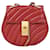 Chloé Borsa a tracolla mini Drew Rosso Pelle Vitello simile a un vitello