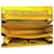 Classic Box Céline Celine Classic Medium Coccodrillo Giallo  - vista 10