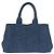 Borsa Tote PRADA Canapa Denim Blu