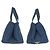 Borsa Tote PRADA Canapa Denim Blu - vista 8