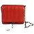 16 Céline Box Schultertasche mit kleiner Kette Rot