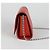 16 Céline Box Schultertasche mit kleiner Kette Rot - Ansicht 2