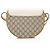Piccola borsa a tracolla Gucci GG Supreme Padlock Saddle Marrone Beige - vista 3
