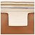 Piccola borsa a tracolla Gucci GG Supreme Padlock Saddle Marrone Beige - vista 8