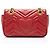Borsa Gucci Matelasse Leather GG Marmont Small Flap Rosso - vista 3