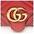 Borsa Gucci Matelasse Leather GG Marmont Small Flap Rosso - vista 9