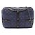 Borsa a tracolla Chanel Girl in agnello Navy/Black Blu