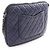 Borsa a tracolla Chanel Girl in agnello Navy/Black Blu - vista 10