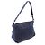 Borsa a tracolla Fendi Mamma Baguette in tela e pelle Blu - vista 2