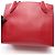 Borsa a 2 vie in pelle Saffiano monocromatica Prada Rosso - vista 7