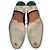 Brogues con lacci Burberry in pelle bordeaux Rosso Bordò - vista 7