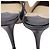 Décolleté slingback con punta aperta Jimmy Choo in glitter argento Metallico - vista 10