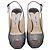 Décolleté slingback con punta aperta Jimmy Choo in glitter argento Metallico - vista 2