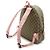 Zaino Gucci GG Supreme in PVC Rosa Multicolore Beige - vista 2
