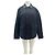 Calvin Klein Giacca in cotone nera con collo in pelle Nero