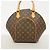 Borsa Louis Vuitton Monogram Ellipse MM Marrone - vista 9