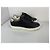 Sneakers in pelle nera Jimmy Choo con accenti argentati Nero Argento - vista 3