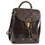Louis Vuitton Hot Springs Vernis con Monogram Canvas Marrone